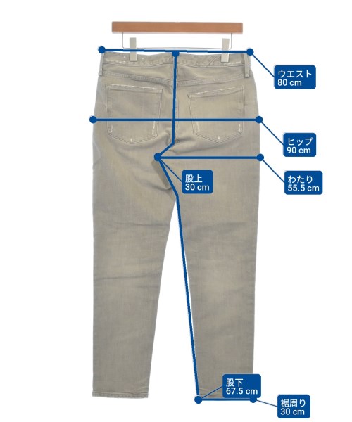 upper hights（アッパーハイツ）デニムパンツ グレー サイズ:27(M位) レディース/2200706440065
