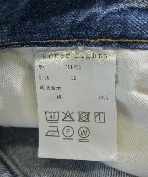 upper hights（アッパーハイツ）デニムパンツ 青 サイズ:22(XS位) レディース/2200709668060