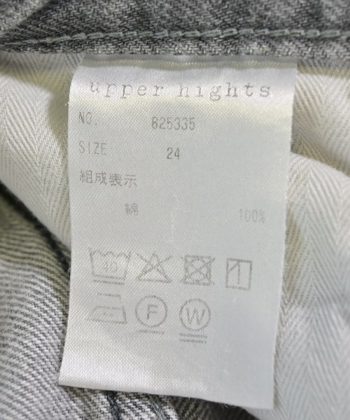 upper hights（アッパーハイツ）デニムパンツ グレー サイズ:24(S位) レディース/2200709668084
