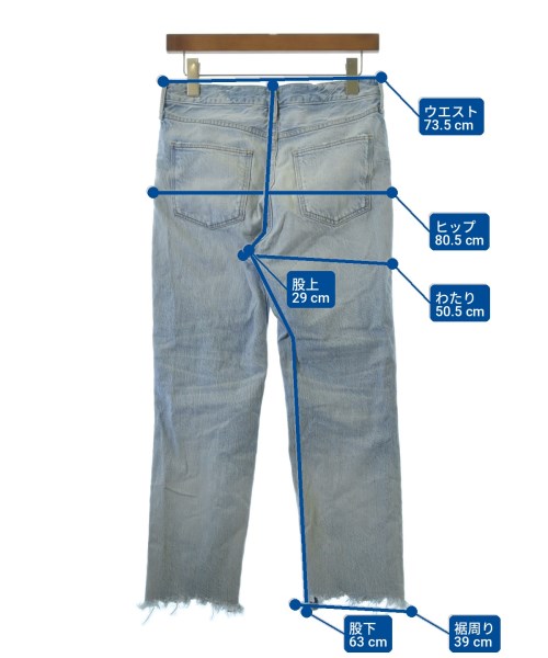 upper hights（アッパーハイツ）デニムパンツ 青 サイズ:-(M位) レディース/2200710134035