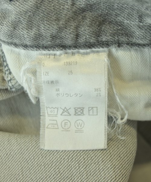 upper hights（アッパーハイツ）デニムパンツ グレー サイズ:25(S位) レディース/2200707283012