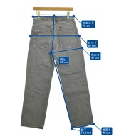 upper hights（アッパーハイツ）デニムパンツ グレー サイズ:24(S位) レディース/2200660781020