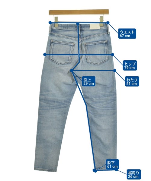 upper hights（アッパーハイツ）デニムパンツ 紺 サイズ:23(XS位) レディース/2200663120048