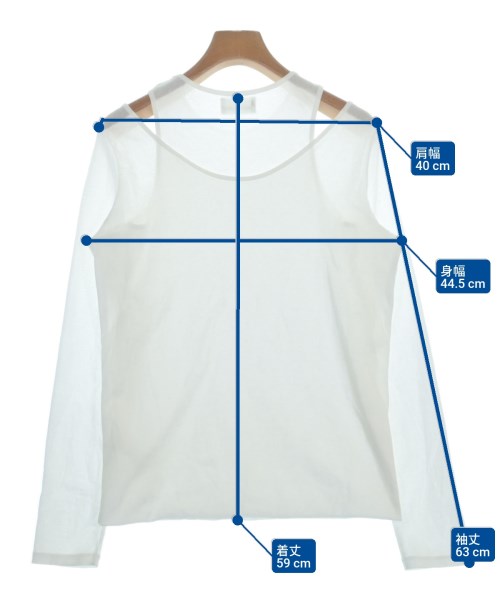 upper hights（アッパーハイツ）Tシャツ・カットソー 白 サイズ:1(S位) レディース/2200660589053