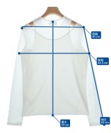 upper hights（アッパーハイツ）Tシャツ・カットソー 白 サイズ:1(S位) レディース/2200660589053