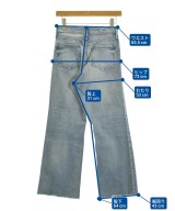 upper hights（アッパーハイツ）デニムパンツ 青 サイズ:23(XS位) レディース/2200666790071