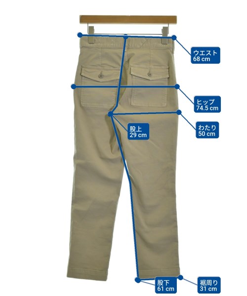 upper hights（アッパーハイツ）チノパン ベージュ サイズ:23(XS位) レディース/2200667098015