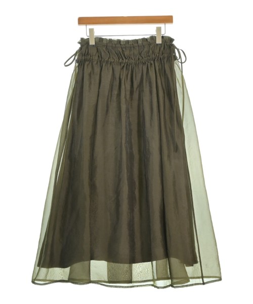 upper hights（アッパーハイツ）ロング・マキシ丈スカート カーキ サイズ:1(S位) レディース/2200662922063