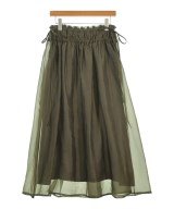 upper hights（アッパーハイツ）ロング・マキシ丈スカート カーキ サイズ:1(S位) レディース/2200662922063