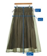 upper hights（アッパーハイツ）ロング・マキシ丈スカート カーキ サイズ:1(S位) レディース/2200662922063