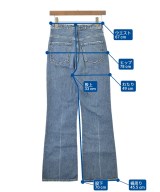 upper hights（アッパーハイツ）デニムパンツ 青 サイズ:21(XXS位) レディース/2200665164026