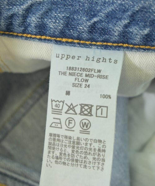 upper hights（アッパーハイツ）デニムパンツ 青 サイズ:24(S位) レディース/2200669580068