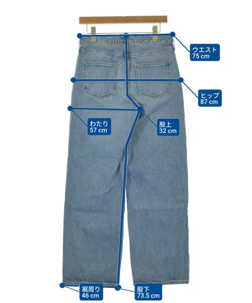 upper hights（アッパーハイツ）デニムパンツ 青 サイズ:24(S位) レディース/2200669580068