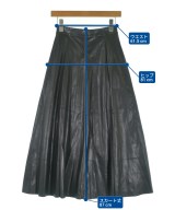upper hights（アッパーハイツ）ロング・マキシ丈スカート 黒 サイズ:0(XS位) レディース/2200722002476