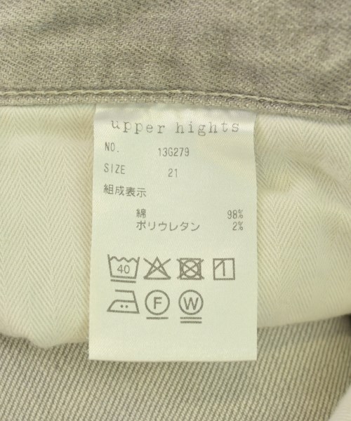 upper hights（アッパーハイツ）デニムパンツ グレー サイズ:21(XS位) レディース/2200731642045