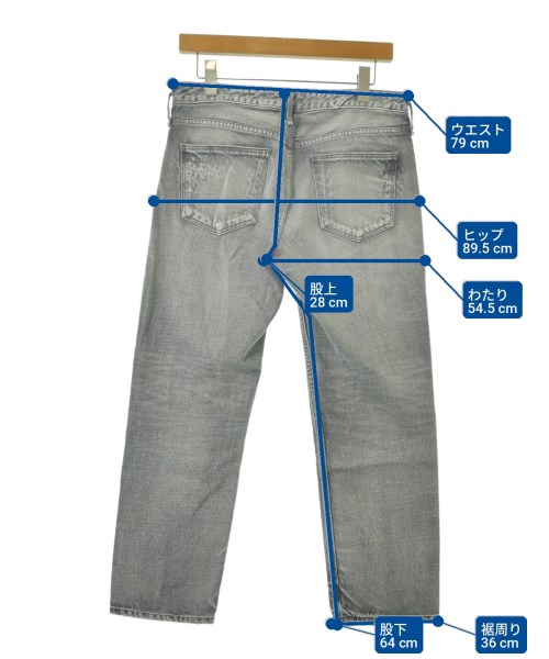 upper hights（アッパーハイツ）デニムパンツ 黒 サイズ:25(S位) レディース/2200725314033