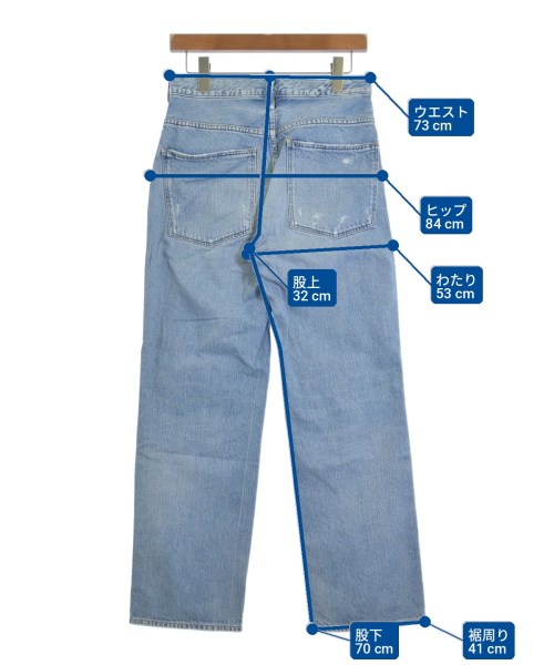 upper hights（アッパーハイツ）デニムパンツ 青 サイズ:24(S位) レディース/2200729515030