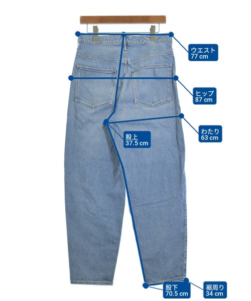 upper hights（アッパーハイツ）デニムパンツ 青 サイズ:25(S位) レディース/2200729515047
