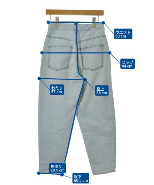 upper hights（アッパーハイツ）デニムパンツ 青 サイズ:23(XS位) レディース/2200735208100