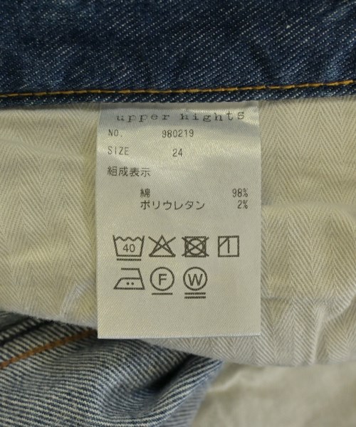 upper hights（アッパーハイツ）デニムパンツ 青 サイズ:24(S位) レディース/2200716223238