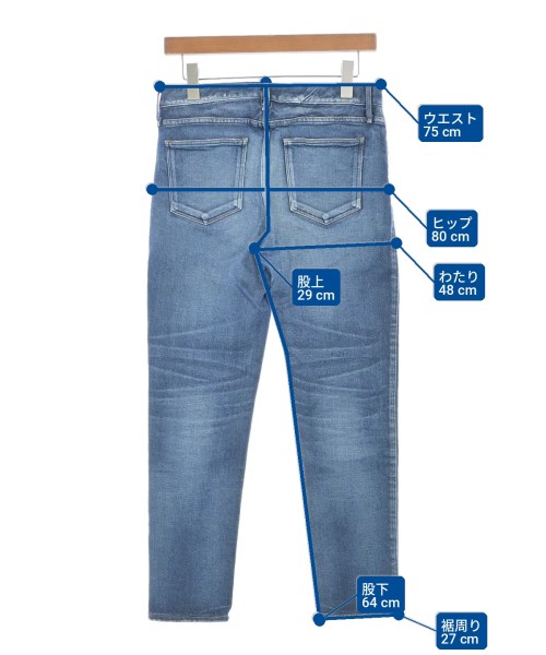 upper hights（アッパーハイツ）デニムパンツ 青 サイズ:24(S位) レディース/2200716223238