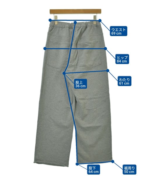upper hights（アッパーハイツ）スウェットパンツ グレー サイズ:23(XS位) レディース/2200721016399
