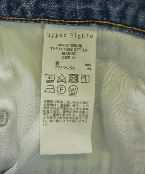 upper hights（アッパーハイツ）デニムパンツ 紺 サイズ:24(S位) レディース/2200717816019