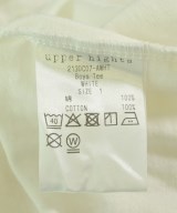 upper hights（アッパーハイツ）Tシャツ・カットソー 白 サイズ:1(S位) レディース/2200725049089