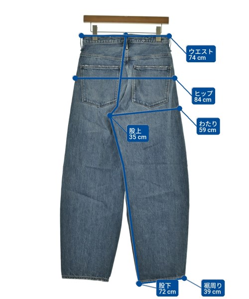 upper hights（アッパーハイツ）デニムパンツ 青 サイズ:23(XS位) レディース/2200725113018