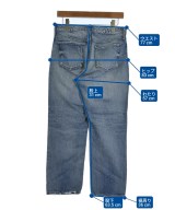 upper hights（アッパーハイツ）デニムパンツ 青 サイズ:26(M位) レディース/2200721656045