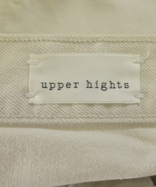upper hights（アッパーハイツ）デニムパンツ 白 サイズ:24(S位) レディース/2200722926031