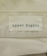 upper hights（アッパーハイツ）デニムパンツ 白 サイズ:24(S位) レディース/2200722926031