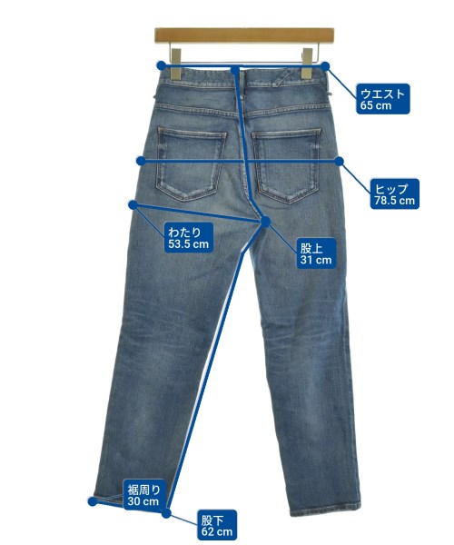 upper hights（アッパーハイツ）デニムパンツ 青 サイズ:22(XS位) レディース/2200678669020