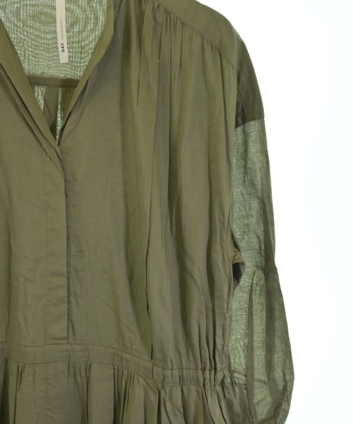 upper hights（アッパーハイツ）シャツワンピース カーキ サイズ:1(S位) レディース/2200678485019
