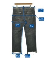 upper hights（アッパーハイツ）デニムパンツ 黒 サイズ:26(M位) レディース/2200685054192