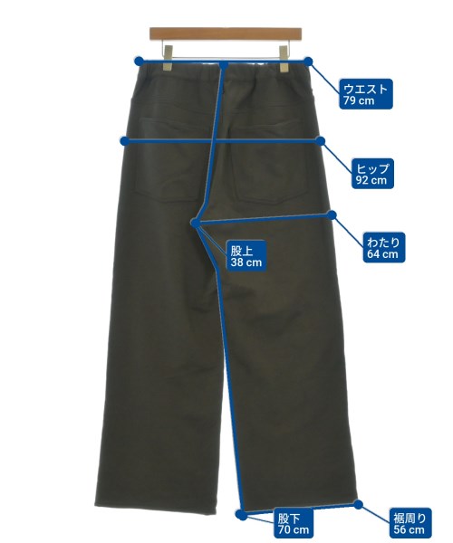 upper hights（アッパーハイツ）スウェットパンツ カーキ サイズ:27(M位) レディース/2200684006024