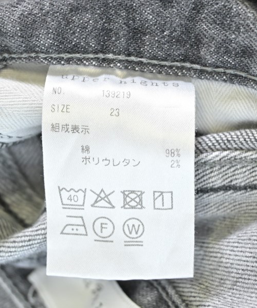 upper hights（アッパーハイツ）デニムパンツ グレー サイズ:23(XS位) レディース/2200685681015
