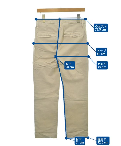 upper hights（アッパーハイツ）デニムパンツ ベージュ サイズ:23(XS位) レディース/2200680905079