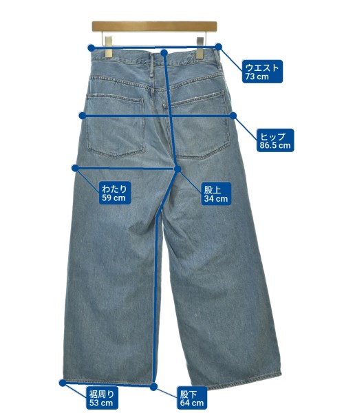 upper hights（アッパーハイツ）デニムパンツ 紺 サイズ:25(S位) レディース/2200681603134