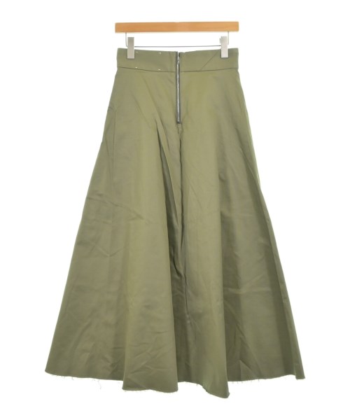 upper hights（アッパーハイツ）ロング・マキシ丈スカート カーキ サイズ:25(S位) レディース/2200682464031