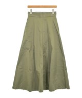 upper hights（アッパーハイツ）ロング・マキシ丈スカート カーキ サイズ:25(S位) レディース/2200682464031