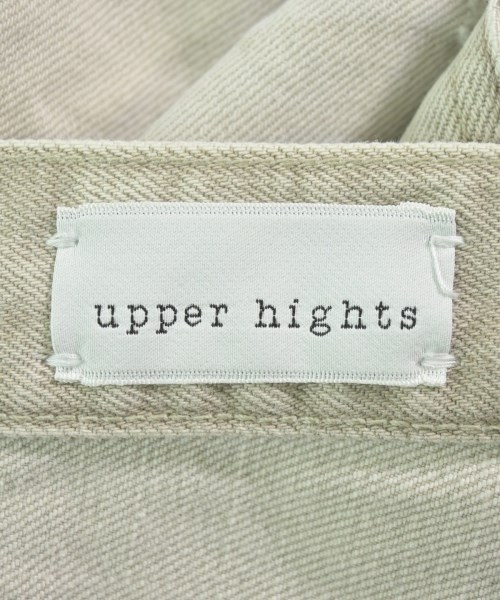 upper hights（アッパーハイツ）デニムパンツ ベージュ サイズ:25(S位) レディース/2200681374041