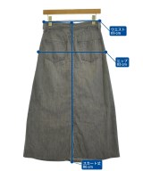 upper hights（アッパーハイツ）ロング・マキシ丈スカート グレー サイズ:0(XS位) レディース/2200682708081