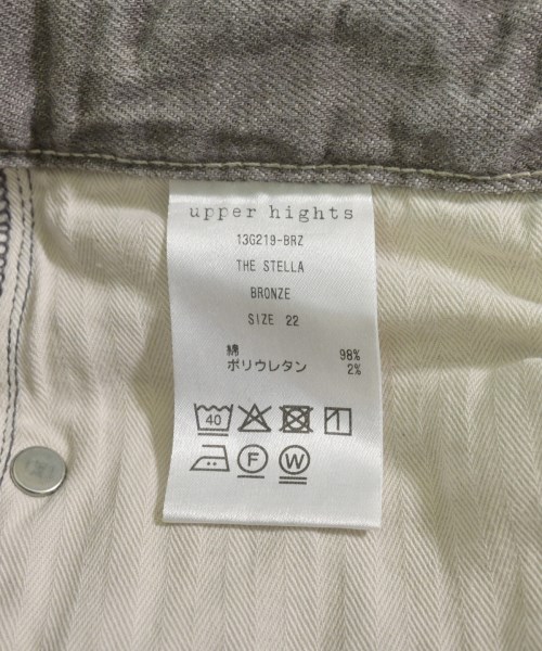 upper hights（アッパーハイツ）デニムパンツ グレー サイズ:22(XS位) レディース/2200682461160