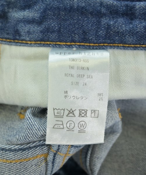 upper hights（アッパーハイツ）デニムパンツ 青 サイズ:24(S位) レディース/2200682873024