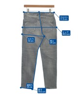 upper hights（アッパーハイツ）デニムパンツ グレー サイズ:23(XS位) レディース/2200684743011