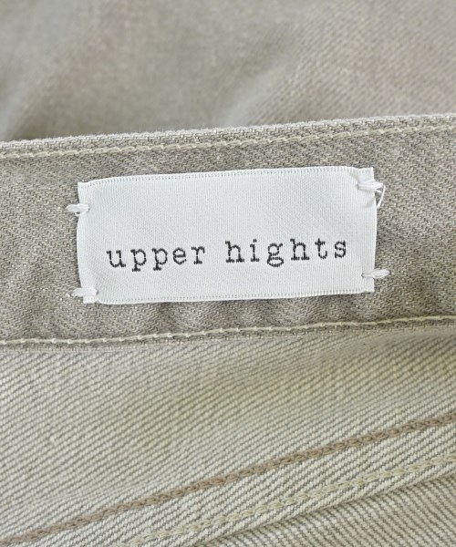 upper hights（アッパーハイツ）デニムパンツ ベージュ サイズ:26(M位) レディース/2200683535181