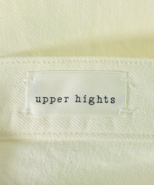 upper hights（アッパーハイツ）デニムパンツ 白 サイズ:23(XS位) レディース/2200689391064