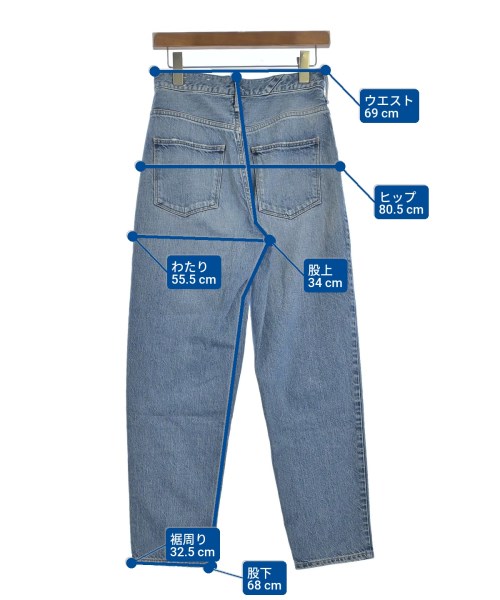 upper hights（アッパーハイツ）デニムパンツ 青 サイズ:24(S位) レディース/2200686320128