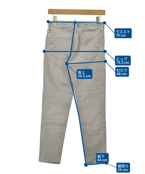 upper hights（アッパーハイツ）デニムパンツ グレー サイズ:23(XS位) レディース/2200683780208